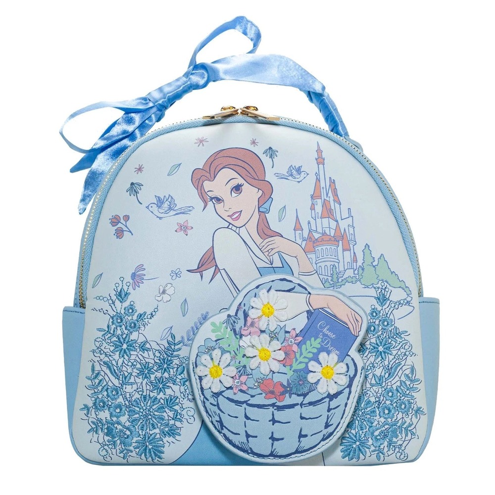 Danielle Nicole X Disney Beauty and the Beast Belle Basket Mini Backpack